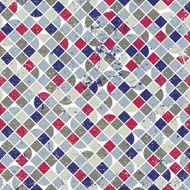 Abstract mosaic seamless background vector geometric pattern