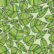 Spring leaves seamless pattern N2