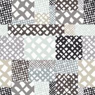 Hand drawn lines textures seamless pattern vector hand N2