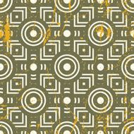 Old geometric seamless pattern vintage vector repeat background N2
