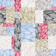 Hand drawn textures seamless pattern vector hand backdrop N3