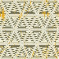 Grunge geometric seamless pattern vintage vector backgrop