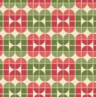 Geometric vintage seamless pattern
