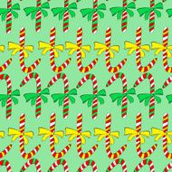 seamless pattern with christmas candies