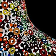 abstract colorful circle pattern background N13