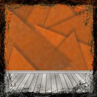 Orange grunge background Abstract vintage texture with frame an N2
