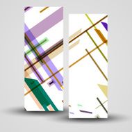Vector banner set for your design N54