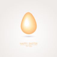 Greeting card with easter eggs
