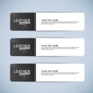 Collection leather banners N2