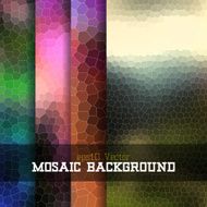 Mosaic background set
