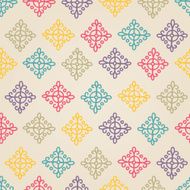 Seamless pattern with rhombs
