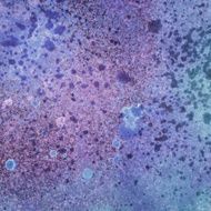 Texture hand painted with blue and purple watercolors