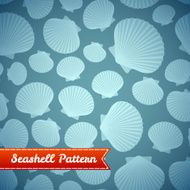 Seashell Seamless Pattern N6