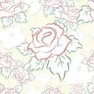 seamless pattern consisting of flowers vector N2