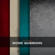 Grunge background set