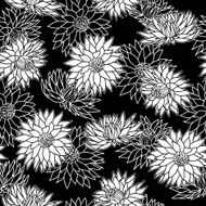 Floral seamless pattern Vector illustration Beautiful background N3