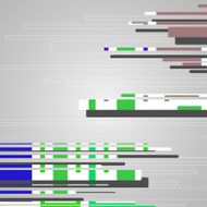 Abstract futuristic geometric shapes N53