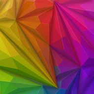 Rainbow Geometric Abstract Background