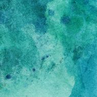 Colorful watercolor background with blues and greens