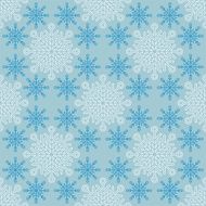 Seamless Christmas pattern with snowflakes N3