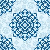 Seamless Christmas pattern with snowflakes N4