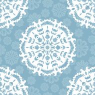 Seamless Christmas pattern with snowflakes N6