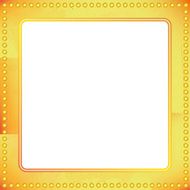old riveted gold metal frame