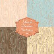 Art wooden texture with signboard
