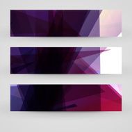 Vector banner set for your design N57