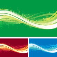 Bright flow backgrounds
