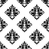 Geometric arabesque pattern with floral motif