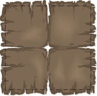 Old damaged dark paper or map