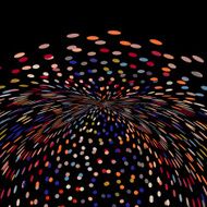 abstract colorful polka dot pattern background N7
