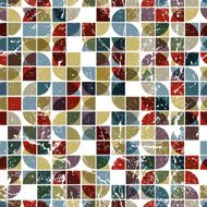 Vector geometric textile abstract seamless pattern