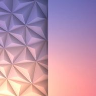 Abstract Polygonal background for Design - Low Poly Geometric Vector N113