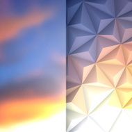 Abstract Polygonal background for Design - Low Poly Geometric Vector N120