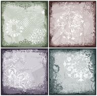 Grunge background set N2