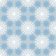 Seamless Christmas pattern with snowflakes N7