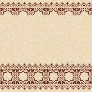 light beige seamless background with brown border