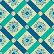 seamless pattern with buttons N3