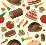 seamless food pattern N8