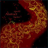 Pattern and glowing lines eps10 N3