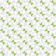 Seamless decorative floral pattern with clover N6