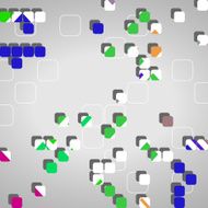 Abstract shapes background N237