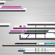 Abstract futuristic geometric shapes N61