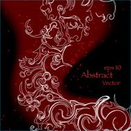 Pattern and glowing lines eps10 N5