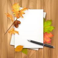 vector autumn background N18