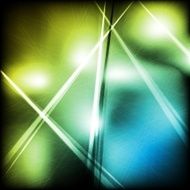 Blue and yellow design