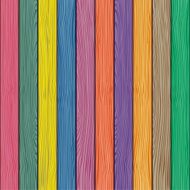 Colored old wooden fence background