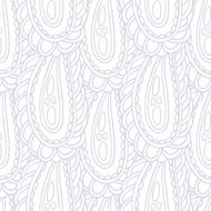 Hand drawn seamless pattern in black and white Background with N2